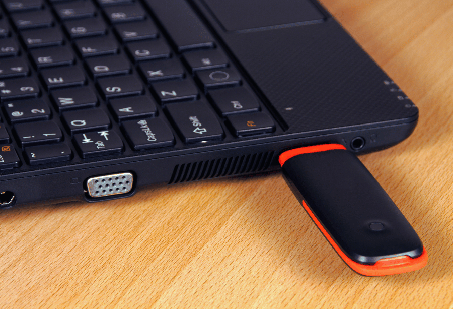 cara menggunakan modem laptop